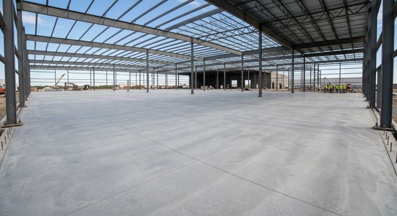 Commercial Slab Installation in Winston Salem, NC