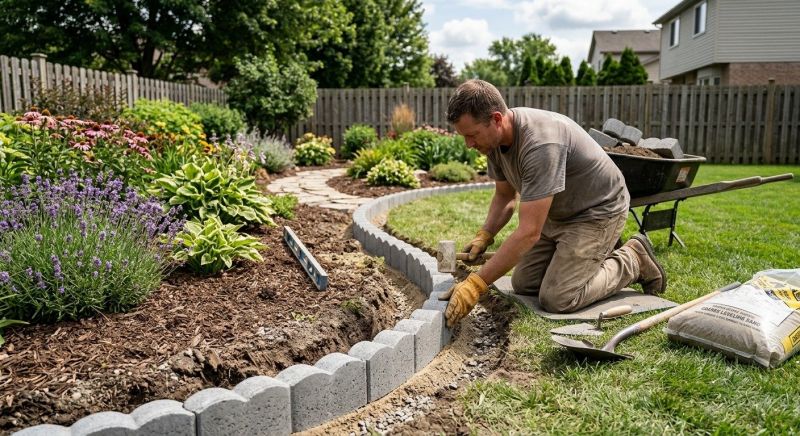 Concrete Edging Installation